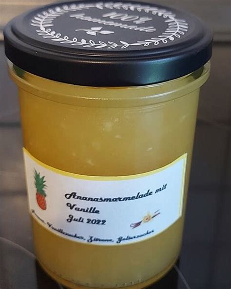 Ananasmarmelade als Geschenkidee
