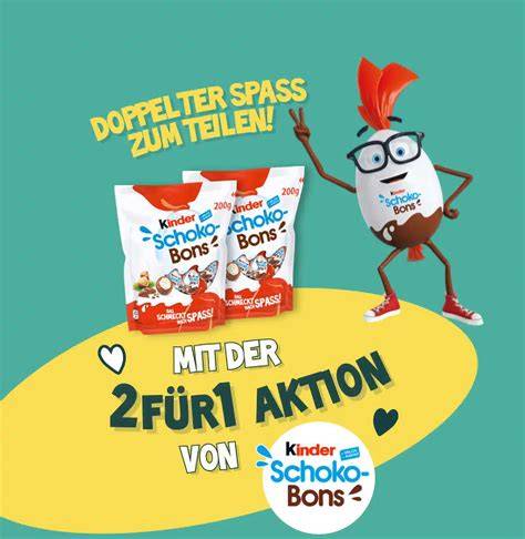 Angebot kinder Schoko-Bons 2 für 1 bei Kaufland
