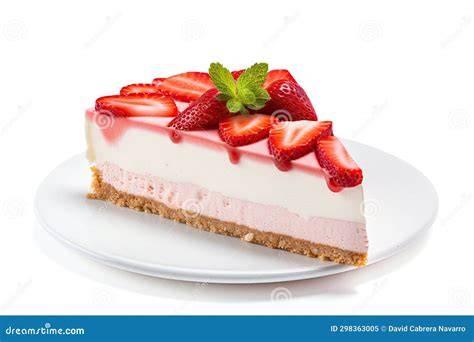 Angeschnittener Limetten-Cheesecake auf weißem Hintergrund