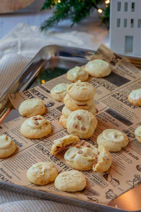 Anleitung: Plätzchen mit Karamell füllen und zusammensetzen