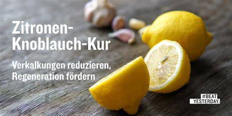 Anleitung Zitronen-Knoblauch-Kur Rezept und Aufbewahrung