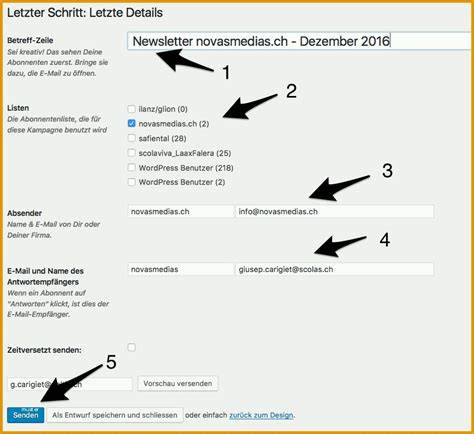 Anleitung zur Newsletter-Abmeldung