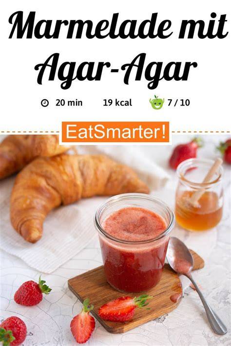 Anleitungsschritte Marmelade mit Agar Agar als Infografik