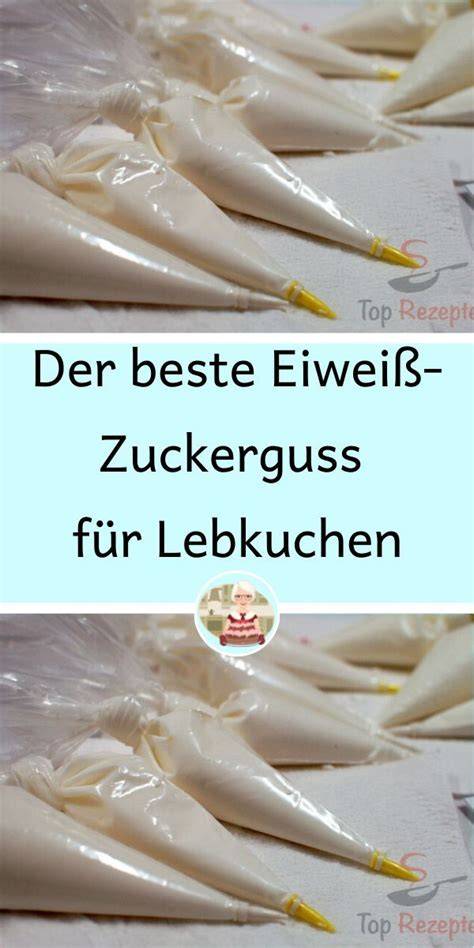 Anleitungsschritte für selbstgemachten Eiweiß-Zuckerguss
