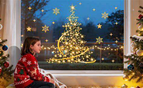 Anordnungsmöglichkeiten: Weihnachtsbaum, Zahlenchaos, Fensterdeko