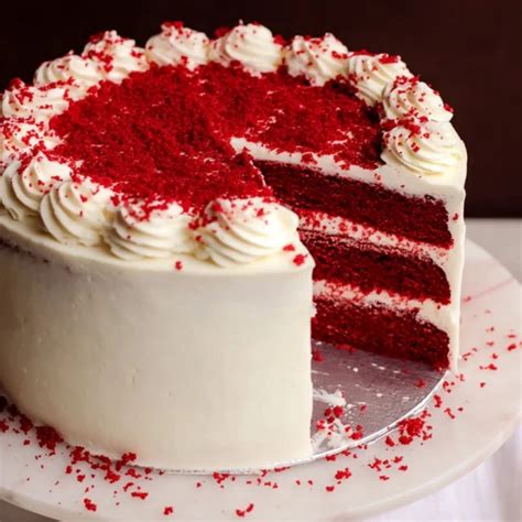 Anschnitt Red Velvet Cake