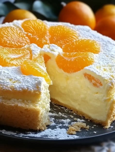Anschnitt eines Mohnkuchens ohne Boden mit cremiger Pudding-Mohn-Füllung