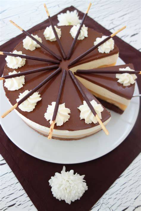 Ansicht der fertigen Mikado Torte