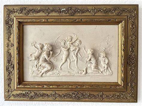 Antikes Relief mit Festmahl-Szene