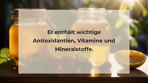 Antioxidantien und Vitamine in Honig und Zimt