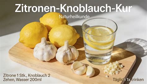 Antioxidative Wirkung von Zitronen, Knoblauch und Honig