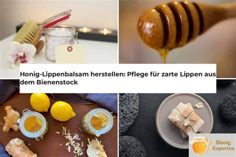 Anwendung Honig-Balsam auf Lippen und Haut