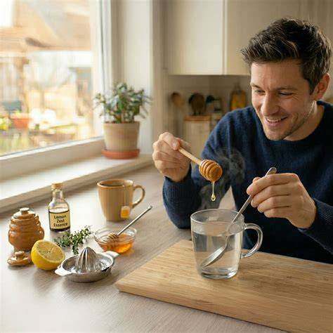 Anwendung von Honig: Auflösen in Tee, Wasser & Co.