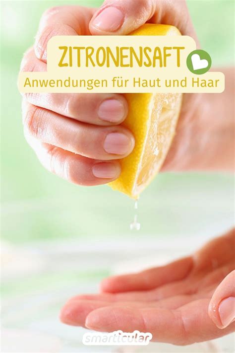 Anwendung von Zitronensaft im Haar und Sonnenlichteinwirkung