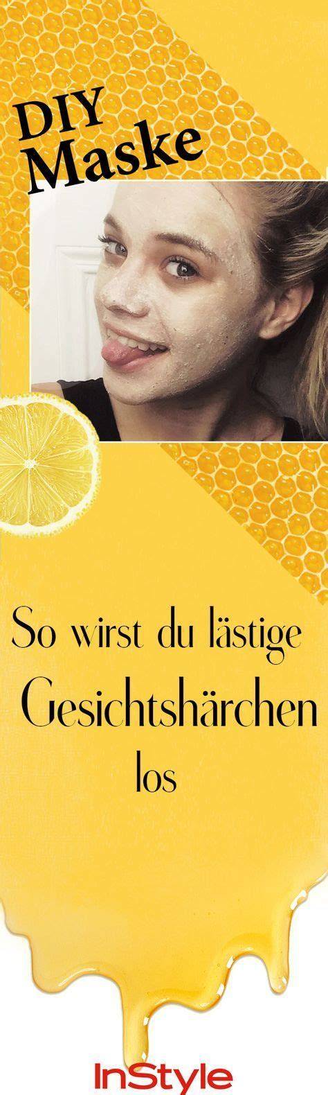 Anwendungsbeispiel: Honig-Zitronen-Maske gegen Gesichtshaare