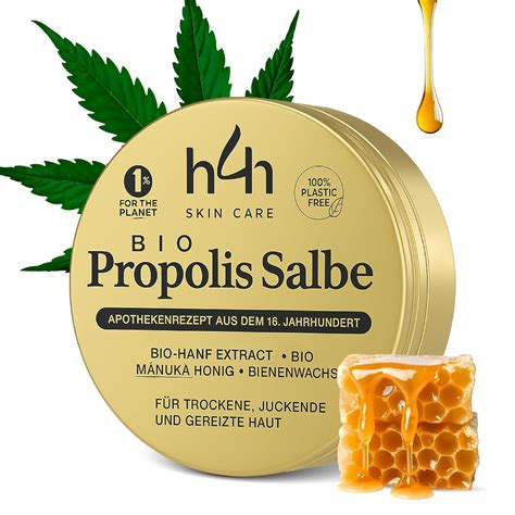 Anwendungsgebiete für Propolis-Salbe: Haut, Lippen, Hände, Füße, Gesicht