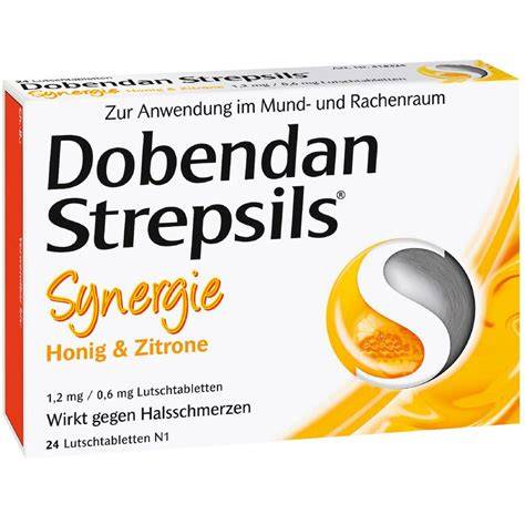 Anwendungsgebiete von Strepsils Honig & Zitrone (Halsschmerzen, Entzündungen)