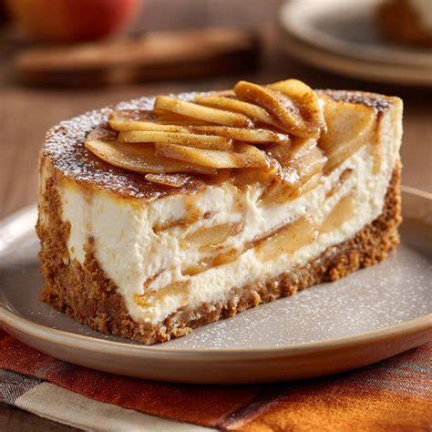 Apfel- und Birnen-Eierlikörtorte: Querschnitt, Schichten und Dekoration
