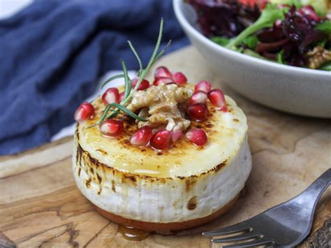 Apfel-Confit mit gratiniertem Ziegenkäse und Rosmarin