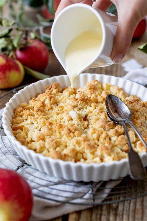 Apfel-Crumble mit Streuseln