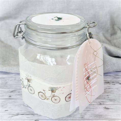 Apfel-Eierlikörkuchen im Weckglas als Geschenk