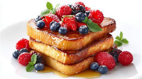 Apfel-Hafer-Waffel auf Teller mit Ahornsirup
