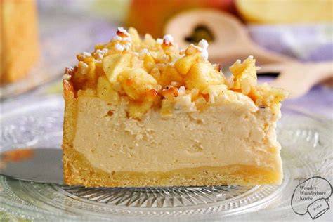 Apfel-Käsekuchen in der Springform