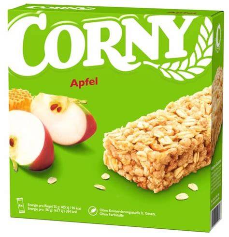 Apfel-Müsliriegel auf Teller