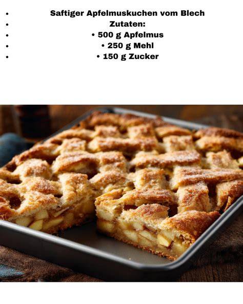Apfel-Nuss-Blechkuchen auf Backblech, goldbraun