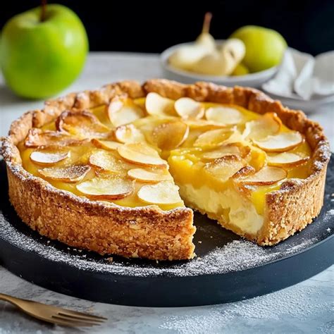 Apfel-Schmand-Torte im Ofen