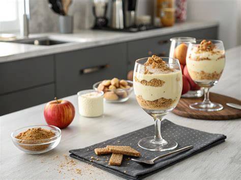 Apfel-Spekulatius-Mousse mit Eierlikör