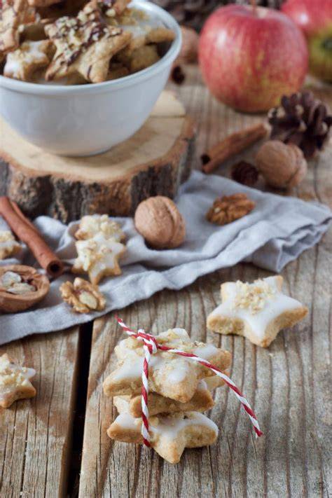 Apfel-Zimt-Kekse mit Walnüssen