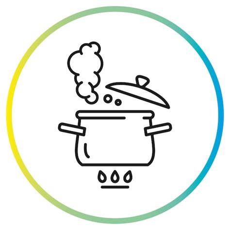 Apfelfüllung kocht im Topf