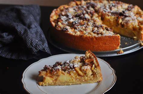Apfelkuchen im Winter