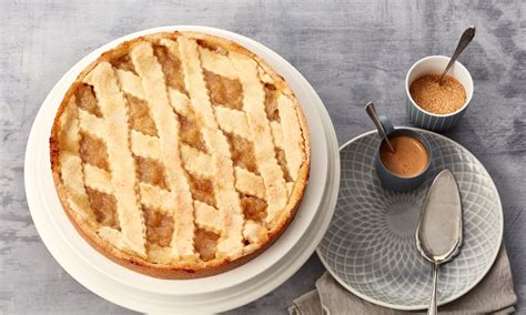 Apfelkuchen mit Gitter