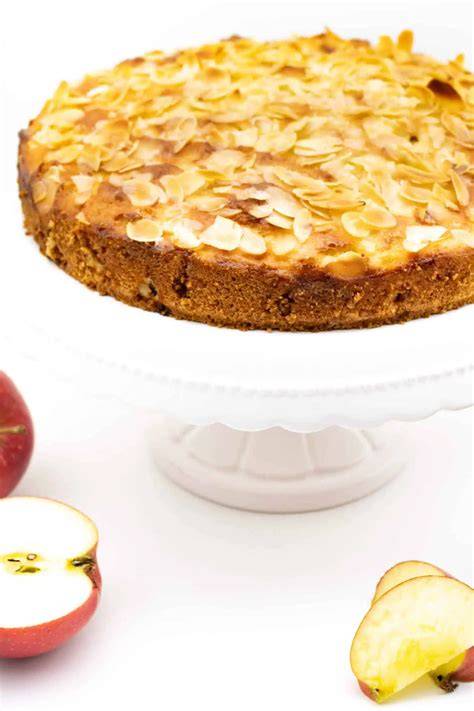 Apfelkuchen mit Mandeln und ohne Zucker - Übersicht Zutaten