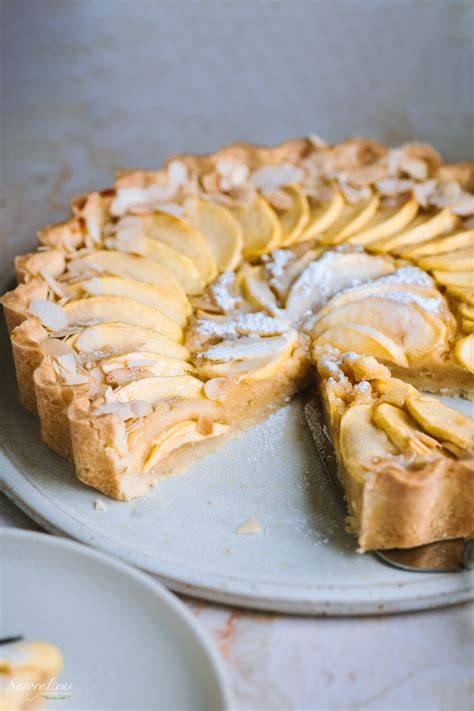Apfelkuchen-Variante mit Marzipan und Bratapfelgewürz