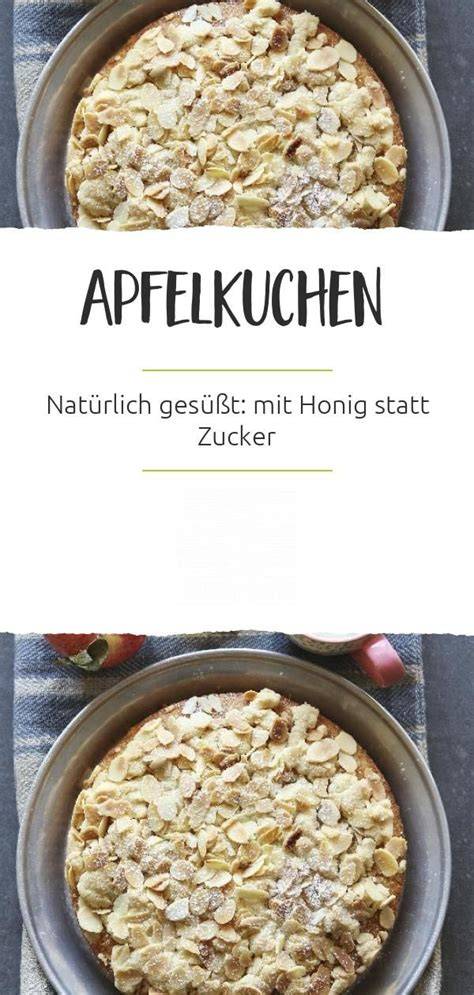 Apfelkuchen-Varianten mit Zucker, Honig, Stevia und Erythrit