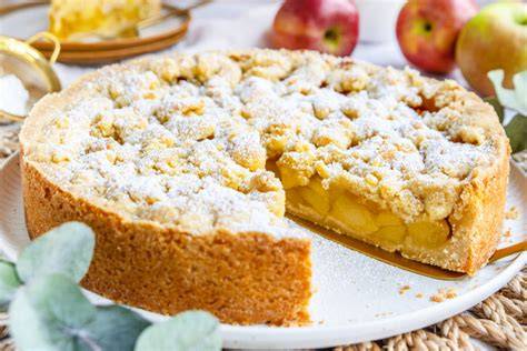 Apfelkuchen-Variationen: klassisch, mit Streuseln, mit Marzipan