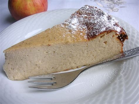 Apfelmus Quark Kuchen frisch gebacken