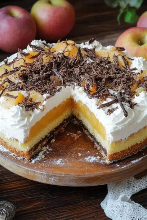 Apfeltorte im Tiramisu-Stil als schnelle Alternative