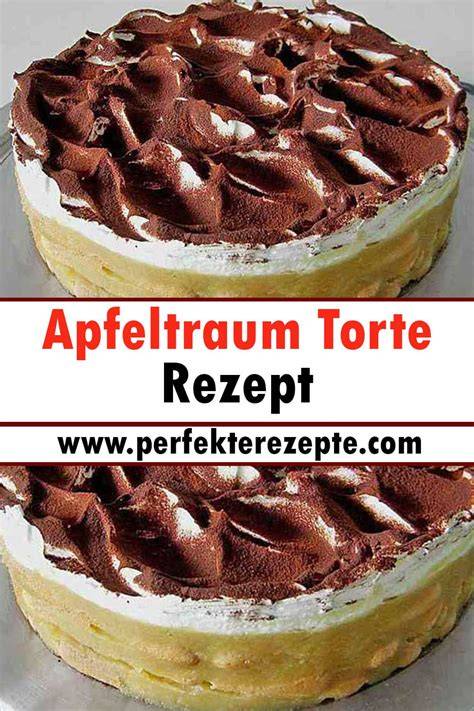 Apfeltraum Torte Zutaten übersichtlich abgebildet