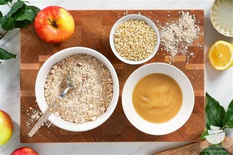 Apple Crumble gesunde Zutaten