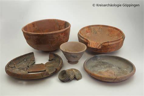 Archäologische Keramikfunde mit Kakao-Resten