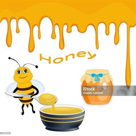 Arktos, Bienen und Honig - Illustration