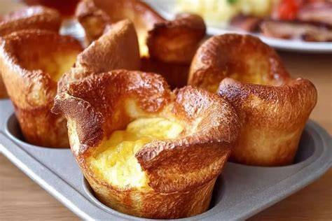 Aromaeffekte beim Backen von Yorkshire Pudding unter Braten