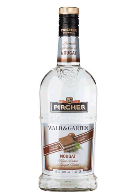 Aromenprofil der Pircher Nougat Spirituose: Schokolade, Haselnuss, Kaffee
