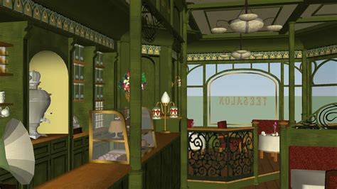 Art Nouveau Tearoom von Angelina Innenansicht