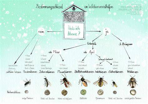 Artenvielfalt der Wildbienen - Übersicht und Merkmale wichtiger Bestäuber
