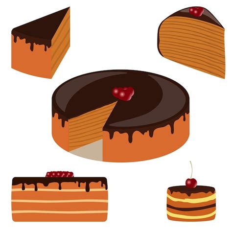 Assortiment: verschiedene Schokoladenkuchen-Varianten